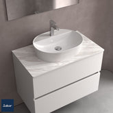 Lavabo de posar VARMEGA 515 PORCELANA BLANCA 500 x 385 x 120 mm - BañoClick
